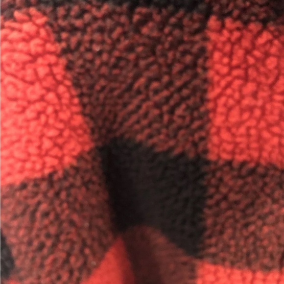 Koolaburra by UGG Women's XL Thick Fleece Pull-over Red/Black Plaid Mock Neck - Picture 8 of 13